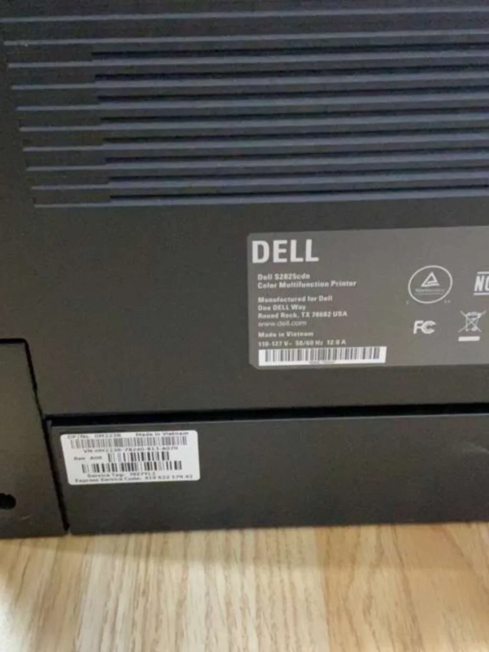 Dell S2825cdn Color Laser Multifunction Printer Copier Scanner Fax ADF Open Box